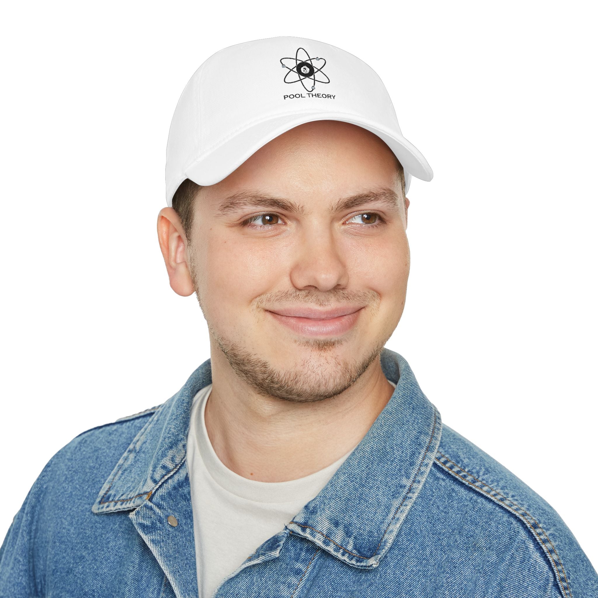 Pool Theory Atomic Baseball Cap - White - 8 Ball