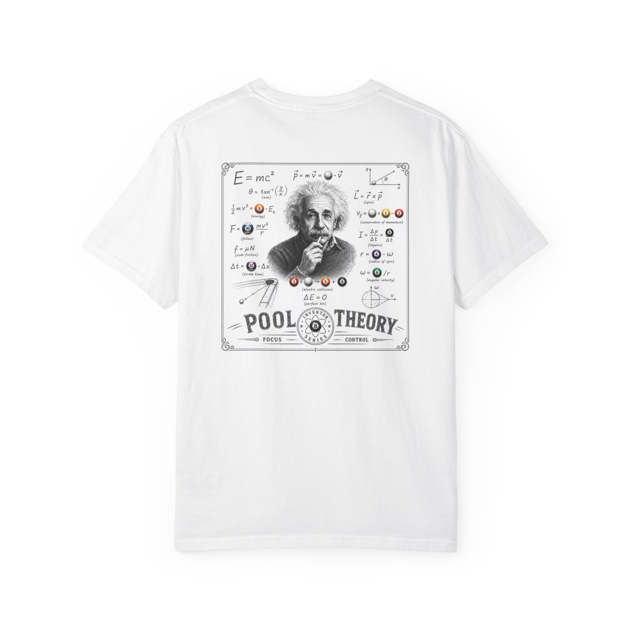 Einstein Equations - Billiards 8-Ball Design White
