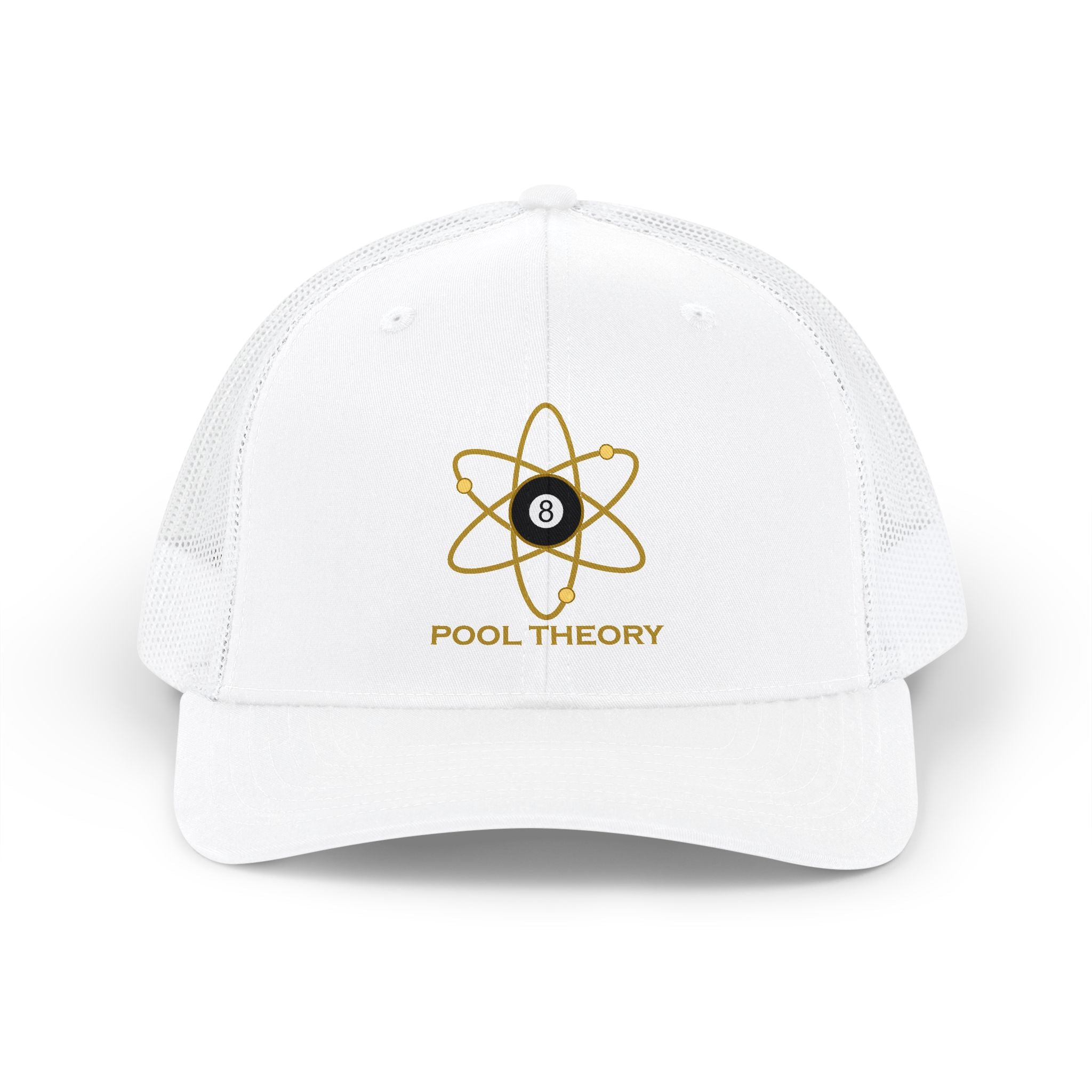 Trucker Cap — 'Pool Theory' 8-Ball Atomic Logo Snapback