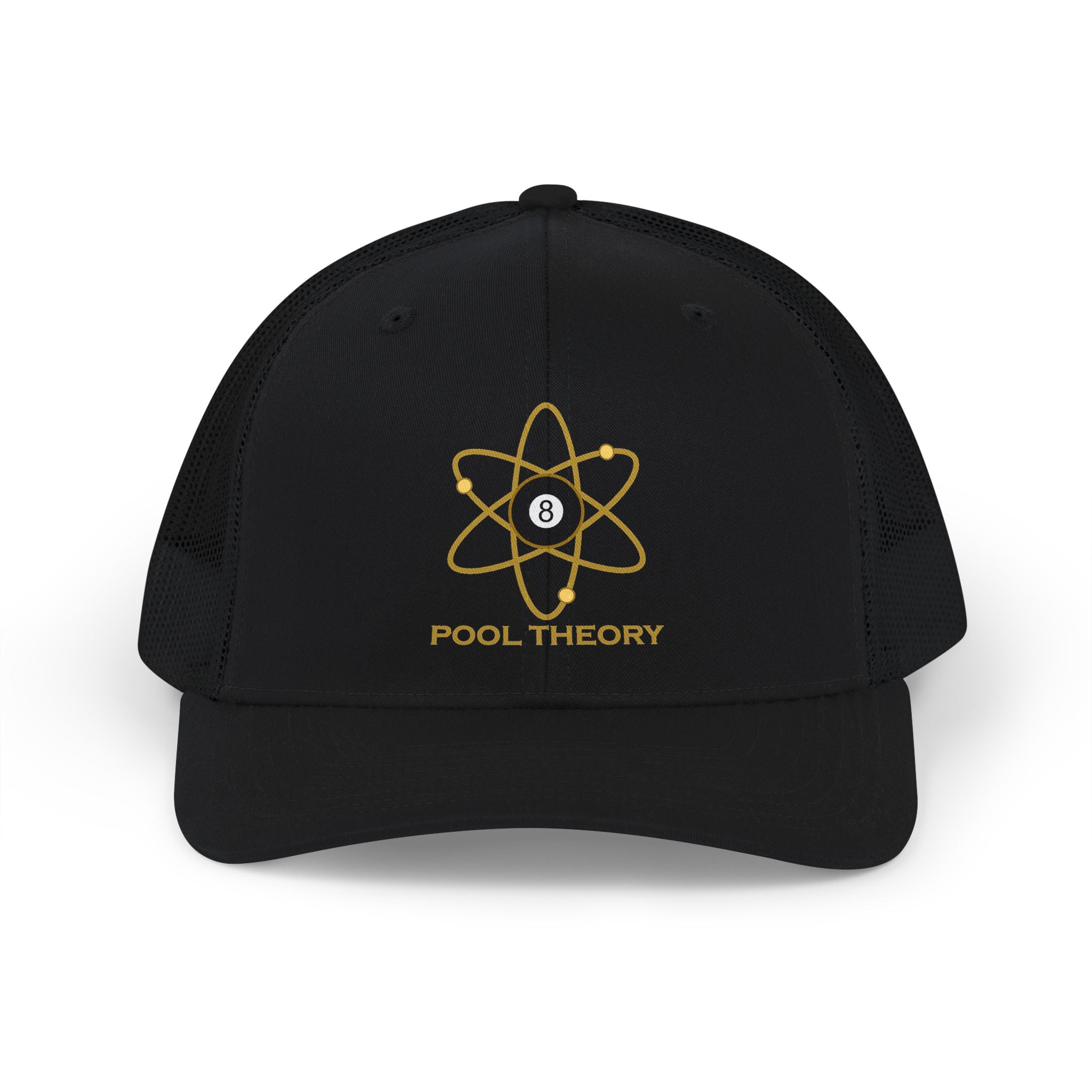 Trucker Cap — 'Pool Theory' 8-Ball Atomic Logo Snapback