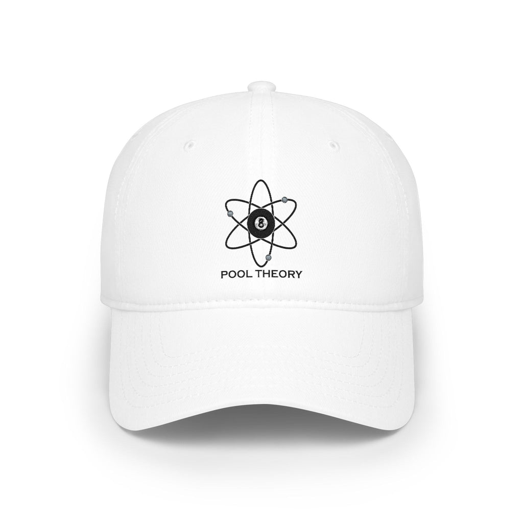 Pool Theory Atomic Baseball Cap - White - 8 Ball
