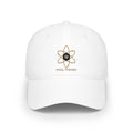 Pool Theory Atomic Baseball Cap - White - Gold Logo - 8 Ball