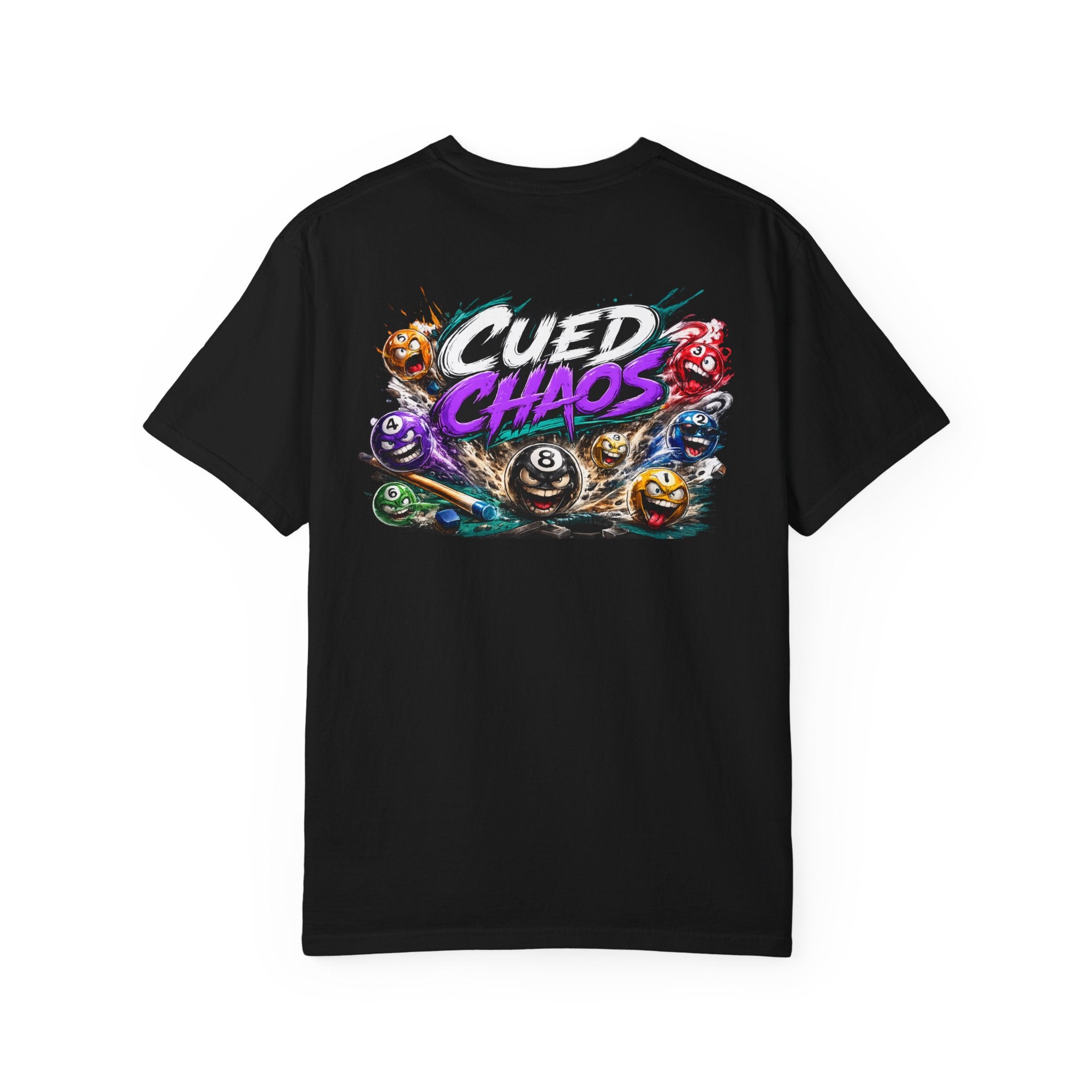 Cued Chaos - Team Custom - Billiards 8-Ball Design White