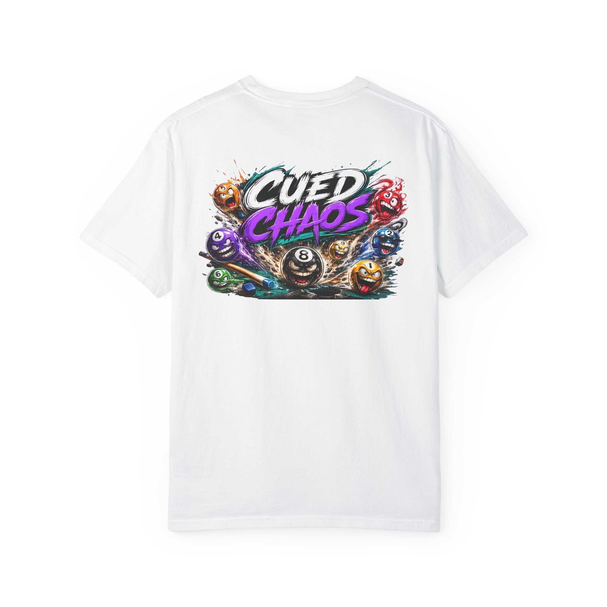 Cued Chaos - Team Custom - Billiards 8-Ball Design White