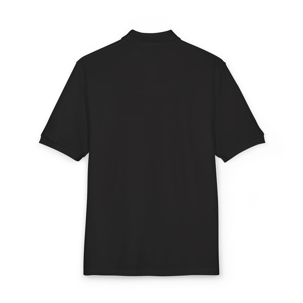 Embroidered Pool Theory Logo Polo — Classic White Polo