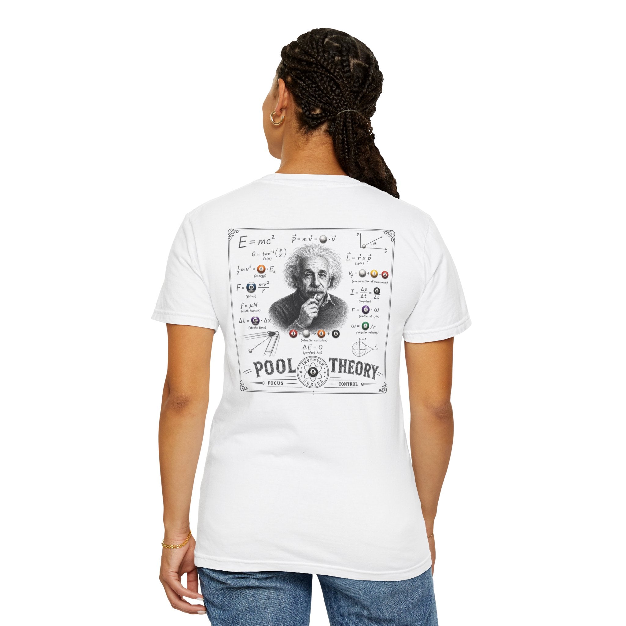Einstein Equations - Billiards 8-Ball Design White