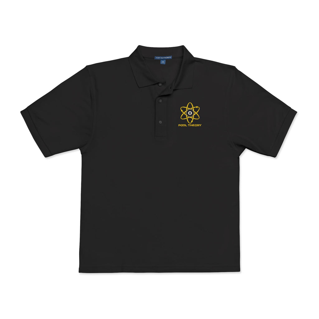 Embroidered Pool Theory Logo Polo — Classic White Polo