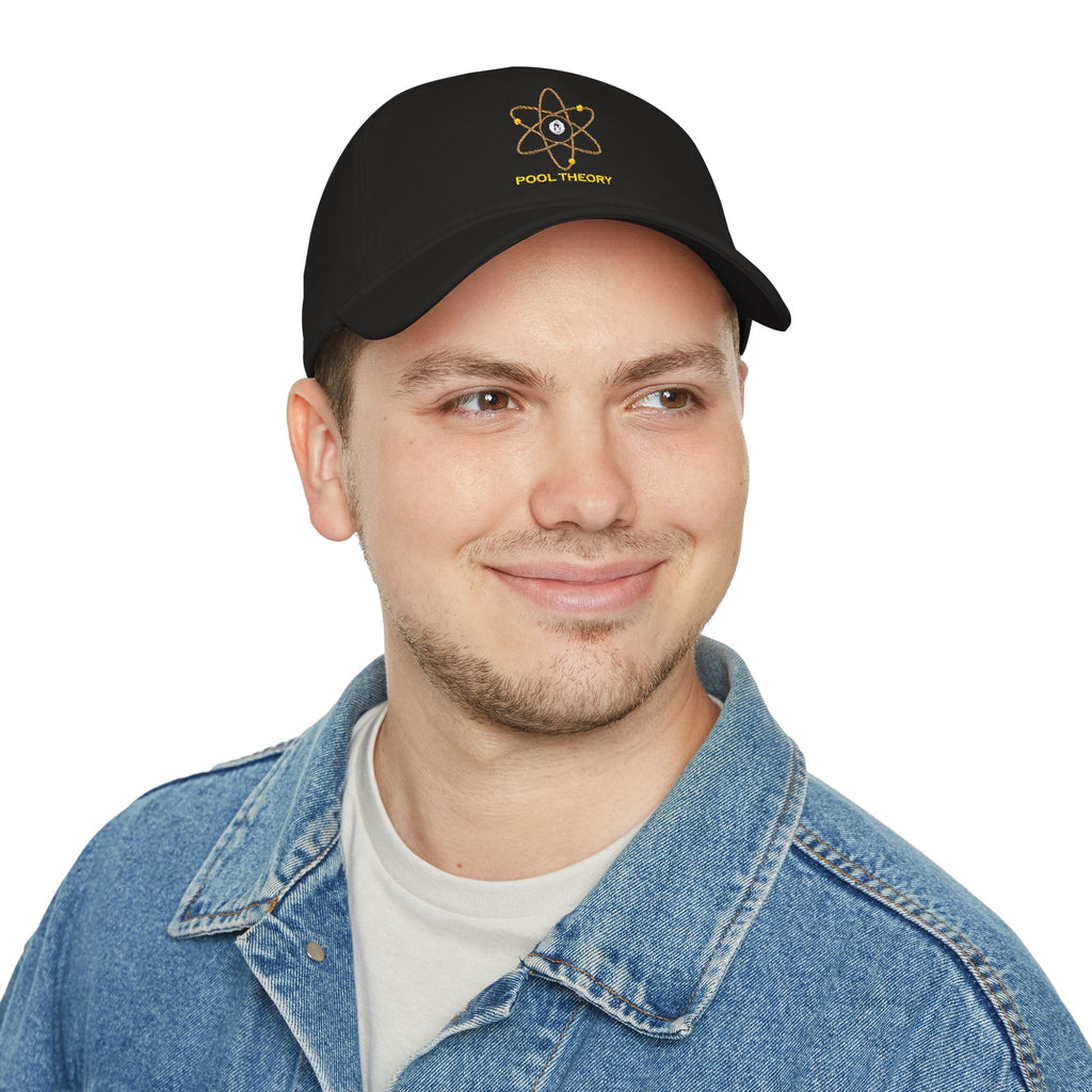 Pool Theory Atomic Baseball Cap - Gold Logo - 8 Ball